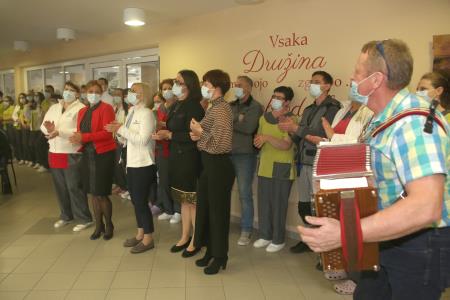 MINISTER JANEZ CIGLER KRALJ NA DELOVNEM OBISKU DEOS 27 FOTO LJUBO VUKELIČ